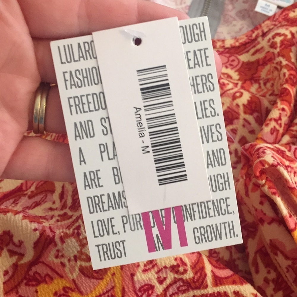 M LuLaRoe Amelia Dress‎ C06 1935 - Picture 3 of 5